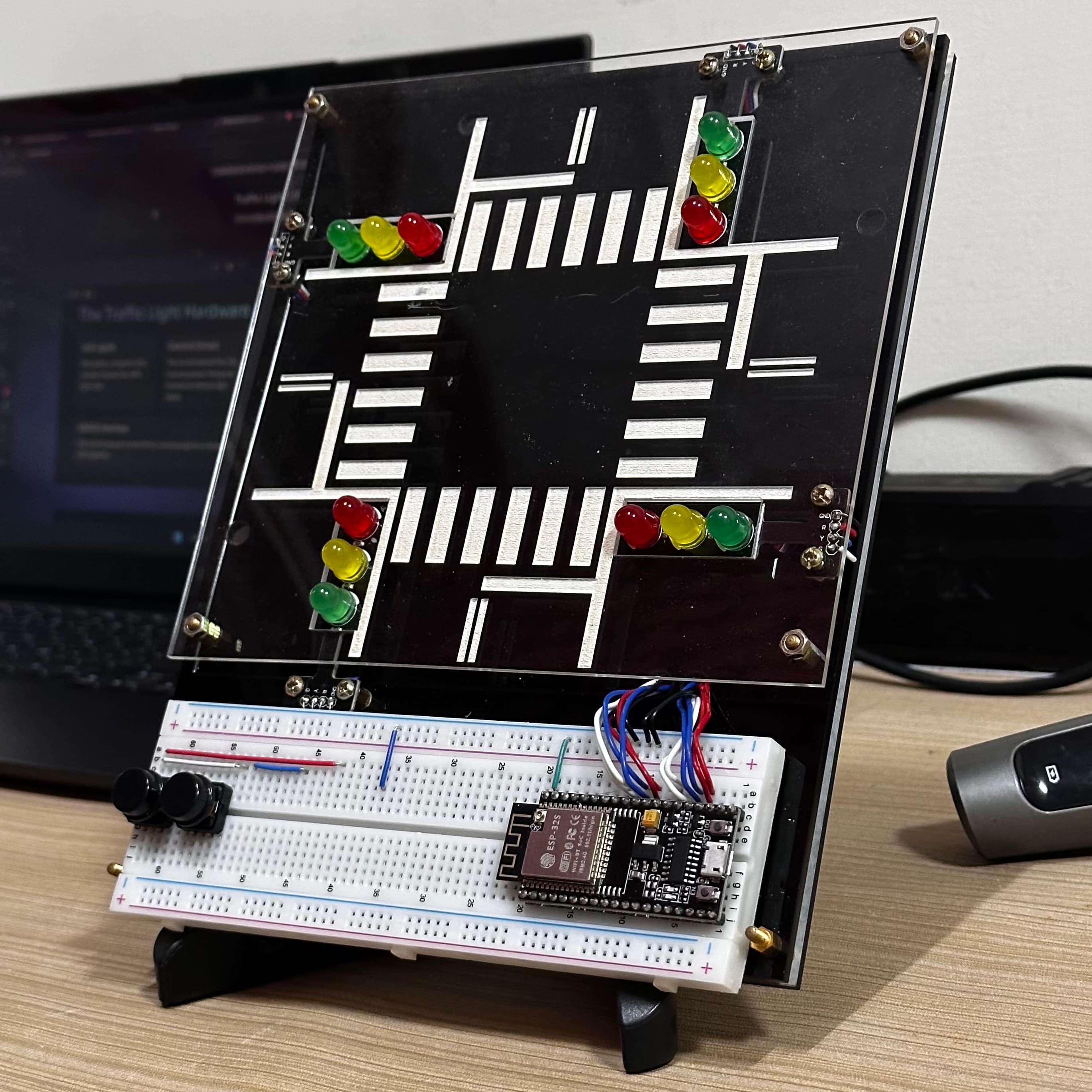 Voice-Controlled Smart Traffic Light